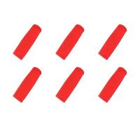 Stthherk 6pcs Travel Luggage Tags Handle Covers and Thickened Handle Covers for Strollers Red