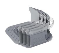 Stthherk Open Corner Bed Sheet Holder with Lock Strips,Duty Bedsheet Clips with Enhanced Straps Mattress, Keep Sheets Firm Gray