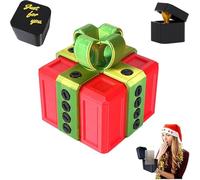 Sttlejura The Annoying Prank Screw Box - 3D Puzzle Surprise Gift for Adults, Hilarious Surprise for Birthdays, Christmas, Halloween - Reusable Storage Box (black&red) (green&red)