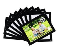 STTMGN Magnetic Picture Frames for Lockers (4"X6",20 Pack),Magnet Photo Pockets/Greeting Card Holder,Decorations Frame for Home/Office/School/Classroom/Party