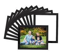 STTMGN Magnetic Picture Frames with Black Border(Suitable for Letter Size 8.5"X11" or 8"X10" Photos,12 Pack),Magnet Frame Pockets/Holder,Decorations for Home/Office/School/Classroom/Party