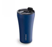 Sttoke Leakproof Ceramic Reusable Coffee Cup 12 oz - Magnetic Blue