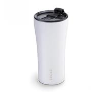 Sttoke Leakproof Ceramic Reusable Coffee Cup 16 oz - Angel White
