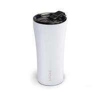 Sttoke Leakproof Ceramic Reusable Coffee Cup 16 oz - Angel White