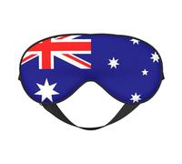 sttung Australian Flag Print Travel - Friendly Sleep Soft Eye Mask: Compact, Lightweight, Adjustable Strap