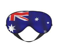 sttung Australian Flag Print Travel - Friendly Sleep Soft Eye Mask: Compact, Lightweight, Adjustable Strap