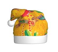 sttung Cactus Hat and Chili Pepper Print Adult Festive Christmas Hat - Christmas, Halloween, New Year, Parties, Events & Promotions