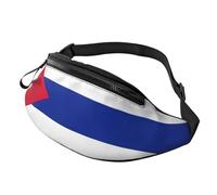 sttung Cuban Flag Print All-in-One Waist Pack for Hiking,Travel and Running Enthusiasts