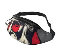 sttung Cute Santa Claus Print All-in-One Waist Pack for Hiking,Travel and Running Enthusiasts