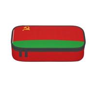 sttung Flag of Belarus Print Eyebrow Pencil Cosmetic Storage Bag with Multiple Compartments for Travel