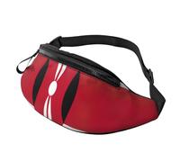 sttung Flag of Kenya Print All-in-One Waist Pack for Hiking,Travel and Running Enthusiasts