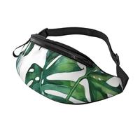 sttung Green Banana Leaves Print All-in-One Waist Pack for Hiking,Travel and Running Enthusiasts