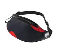 sttung Happy Valentine's Day Print All-in-One Waist Pack for Hiking,Travel and Running Enthusiasts