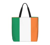 sttung Irish flag Print Women's Large Beach Tote Bag - Reusable Shopping Handbag-Travel,Gym,Casual Outings