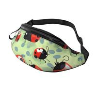sttung Ladybugs Cartoon Print All-in-One Waist Pack for Hiking,Travel and Running Enthusiasts