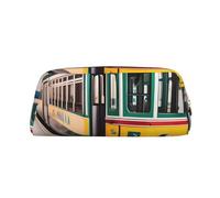 sttung Lisbon Tram Graphics Print Stylish Makeup Storage Bag Multifunctional Portable Travel Storage Bag
