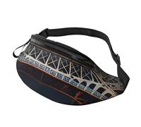 sttung Paris Eiffel Tower Picture Print All-in-One Waist Pack for Hiking,Travel and Running Enthusiasts
