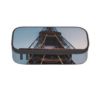 sttung Paris Eiffel Tower Print Eyebrow Pencil Cosmetic Storage Bag with Multiple Compartments for Travel