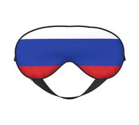 sttung Russian Flag Print Travel - Friendly Sleep Soft Eye Mask: Compact, Lightweight, Adjustable Strap