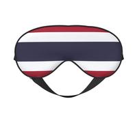 sttung Thailand Flag Print Travel - Friendly Sleep Soft Eye Mask: Compact, Lightweight, Adjustable Strap