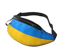sttung Ukrainian Flag Print All-in-One Waist Pack for Hiking,Travel and Running Enthusiasts