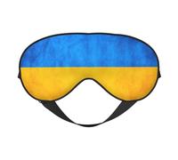 sttung Ukrainian Flag Print Travel - Friendly Sleep Soft Eye Mask: Compact, Lightweight, Adjustable Strap