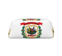 sttung West Virginia State Flag Print Stylish Makeup Storage Bag Multifunctional Portable Travel Storage Bag