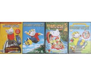 STUART LITTLE 1-4 COMPLETE COLLECTION / 1. STUART LITTLE THE MOVIE / 2. STUART LITTLE 2 / 3. CALL OF THE WIND / 4. COMPLETE ANIMATED SERIES = ULTIMATE 4x DVD SET