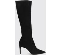 STUART WEITZMAN Power Suede Knee-High Boots with Stiletto Heel - Size: 36 - female