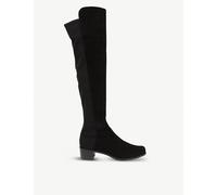 Stuart Weitzman Womens Stuart Weitzman Reserve Suede Over-The-Knee Boots Black Eur 35 / 2 UK Women