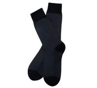 Stuarts London Brian Oak Birds Eye Patterned Socks - Black O/S O/S