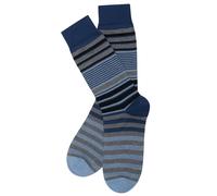 Stuarts London Brian Oak Multi Stripe Socks - Light Blue O/S O/S