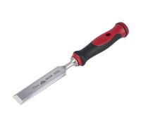 Stubai 356030 "Swedish Type" Special Wood Chisel with 2C-Handle, Silver/Red/Black, 30 mm