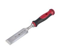 Stubai 356035 "Swedish Type" Special Wood Chisel with 2C-Handle, Silver/Red/Black, 35 mm