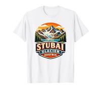 Stubai Glacier Austria Alpine Mountain Ski Skiing T-Shirt