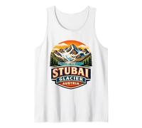 Stubai Glacier Austria Alpine Mountain Ski Skiing Tank Top