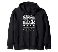 STUBBORN BELGIAN MALINOIS TRICKS Funny Dog Training Humor Zip Hoodie