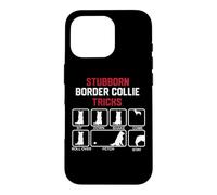 Stubborn Border Collie Tricks Case for iPhone 16 Pro