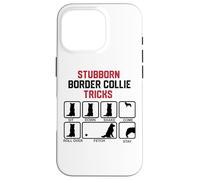 Stubborn Border Collie Tricks Case for iPhone 16 Pro