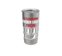 Stubborn Border Collie Tricks Stainless Steel Insulated Tumbler