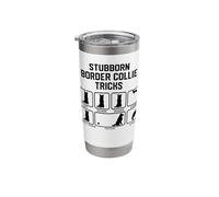 Stubborn Border Collie Tricks Stainless Steel Insulated Tumbler