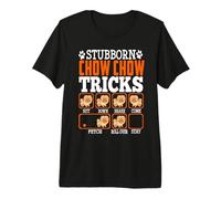 Stubborn Chow Chow Tricks Funny Puppy Dog Lover Premium T-Shirt