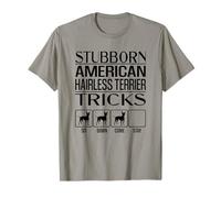Stubborn Dog Tricks, Funny American Hairless Terrier T-Shirt