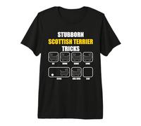 Stubborn Scottish Terrier Tricks Scottie Dog Premium T-Shirt