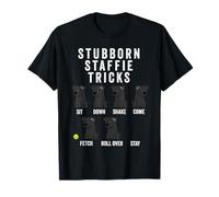 Stubborn Staffordshire Bull Terrier Tricks Funny Dog Gift T-Shirt