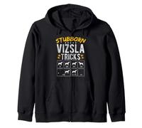 STUBBORN VIZSLA TRICKS Dog Training Humor Zip Hoodie
