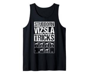 Stubborn Vizsla Tricks Funny Dog Training Commands Tank Top