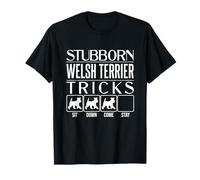Stubborn Welsh Terrier Tricks, dog gift, Funny Welsh Terrier T-Shirt