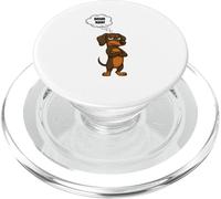 Stubborn Wire-Haired Dachshund apparel Dachshund Dog Funny PopSockets PopGrip for MagSafe