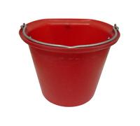 Stubbs Hanging Bucket Flat Sided Large Red (18L)